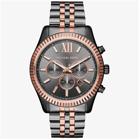 grey lexington michael kors|Michael Kors lexington watch men's.